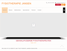 Tablet Screenshot of fysiojansen.nl